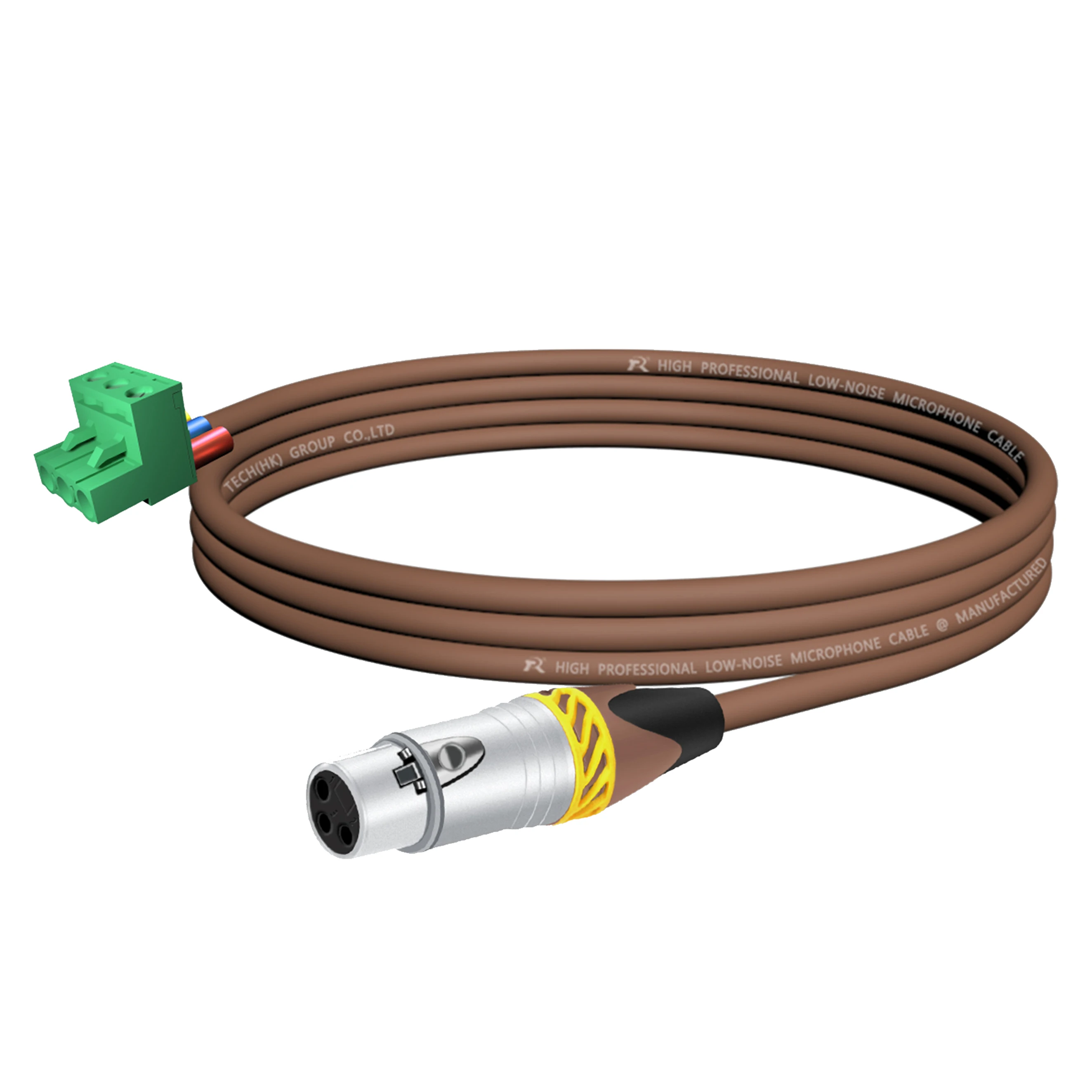 5,08mm 3-Pin Phoenix Terminal zu Direktanschluss 3P XLR-Stecker, Geräuscharmes Abgeschirmtes Mikrofonkabel für Stabile Audiosignalübertragung – Detail 13