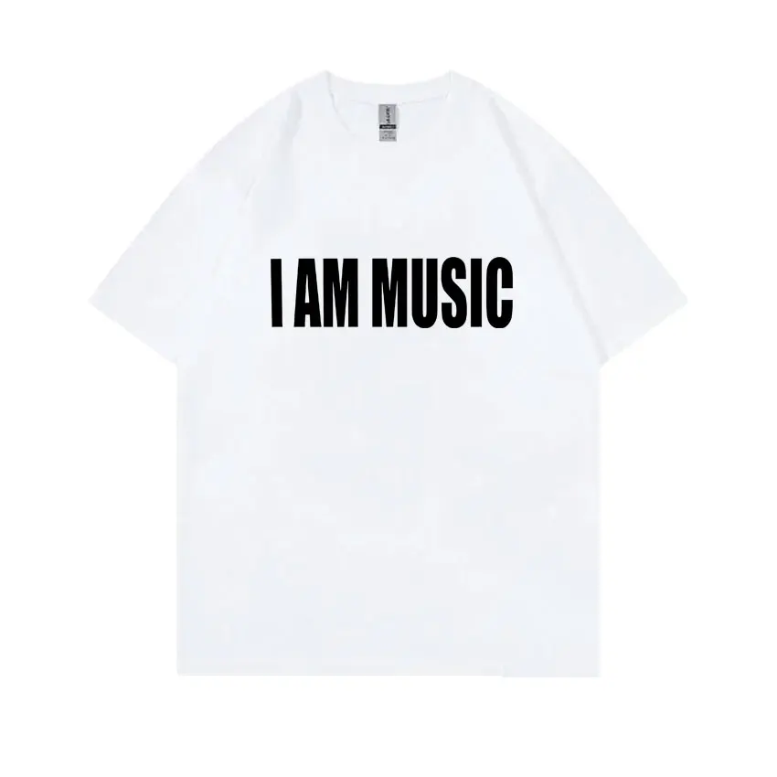 Playboi Carti I AM MUSIC 2026 Album Logo Graphic Print T-shirt Men Fashion Hip Hop Streetwear Unisex Opium Merch Short Sleeve