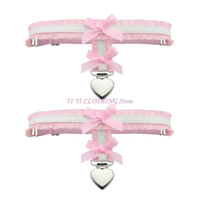 n5kf-multiuse-thigh-garter-socks-holder-elastic-leg-strap-belt-with-bowknot-and-heart-charm-decors-for-women-teens-punk-props