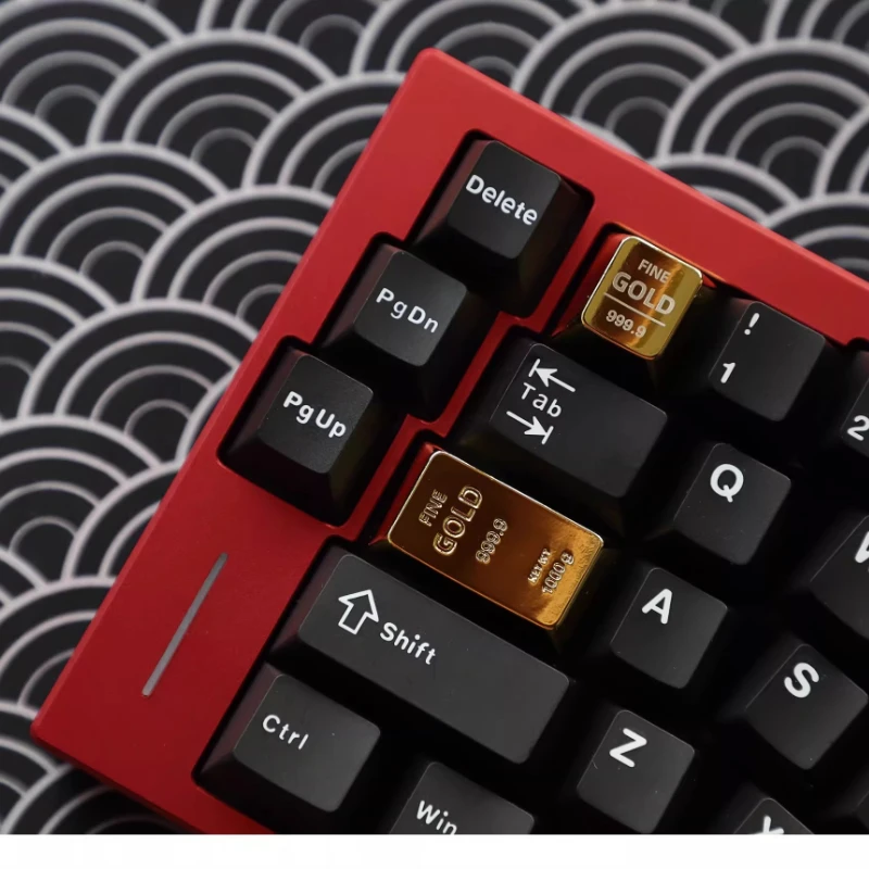Metal Keycaps ESC Caps Lock Point Keycap Customized Cherry Profile Zinc Alloy Keyboard Caps for Mechanical Keyboard Accessories