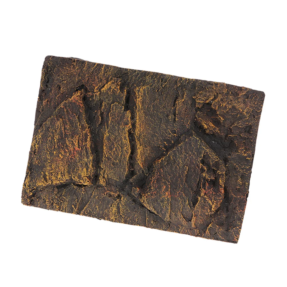 

Rock Terrarium Background Board 3D Reptile Aquarium Decor Qinglong Stone Habitat Decoration Fish Tank Backboard