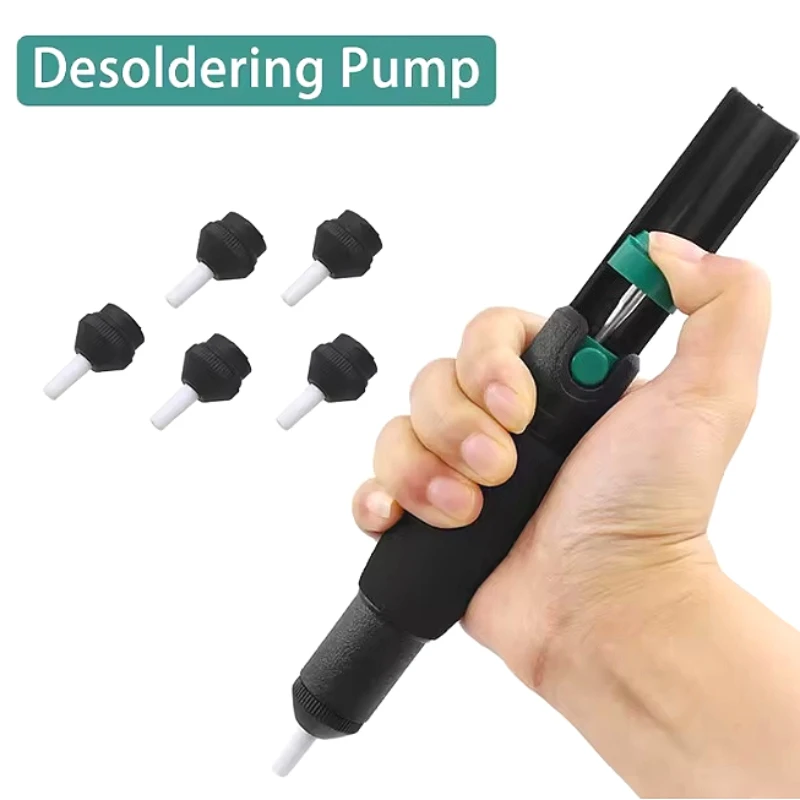 

Plastic Powerful Desoldering Pump Suction Tin Vacuum Soldering Iron Desolder Gun Soldering Sucker Pen Removal Hand Welding Tools