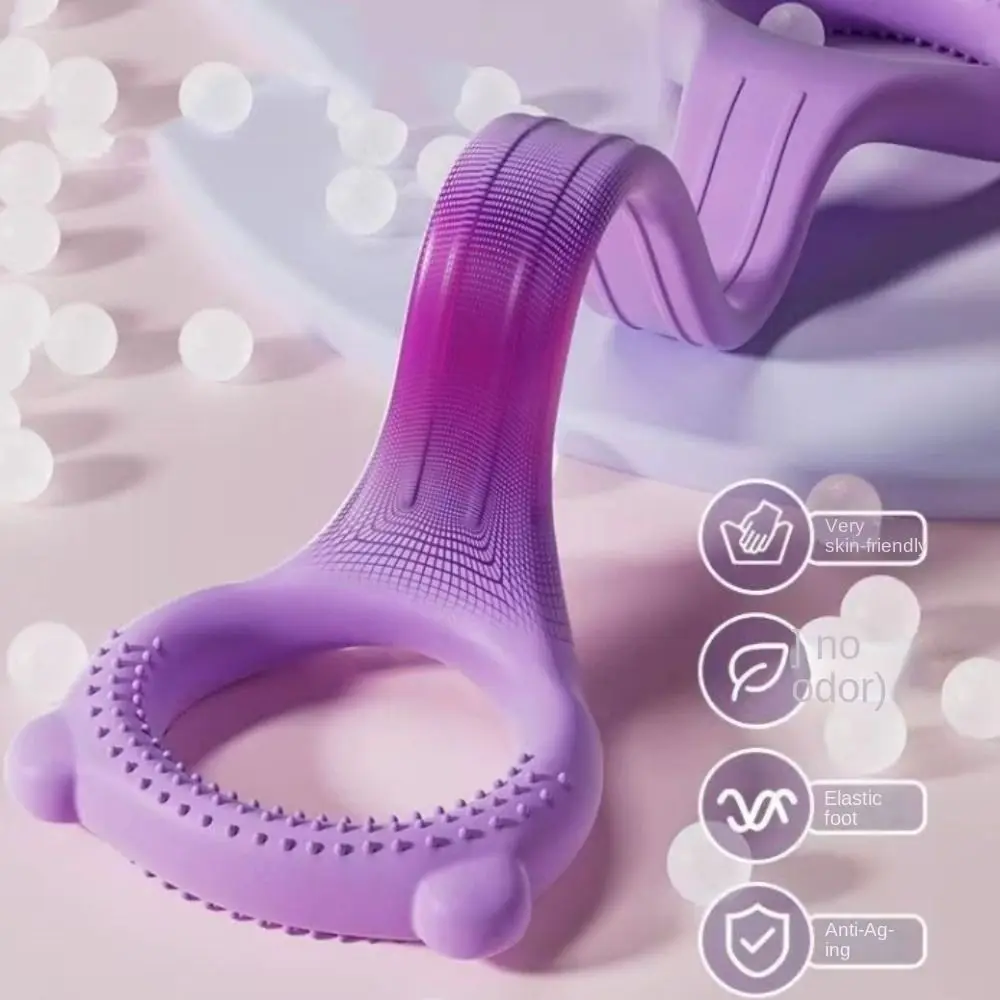 Bande de résistance de Yoga multifonctionnelle, étirement musculaire, bande élastique de Yoga en forme de 8, bandes de résistance de Fitness en Silicone de couleur unie