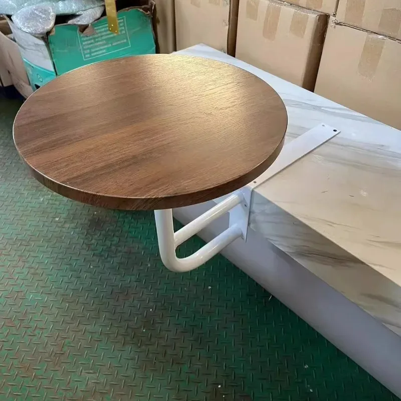 Hanging Tea Shop Table Set‌  Minimalist Coffee House Wall Desk,Compact Circular Dining Table Small Spaces,TikTok Viral Furniture