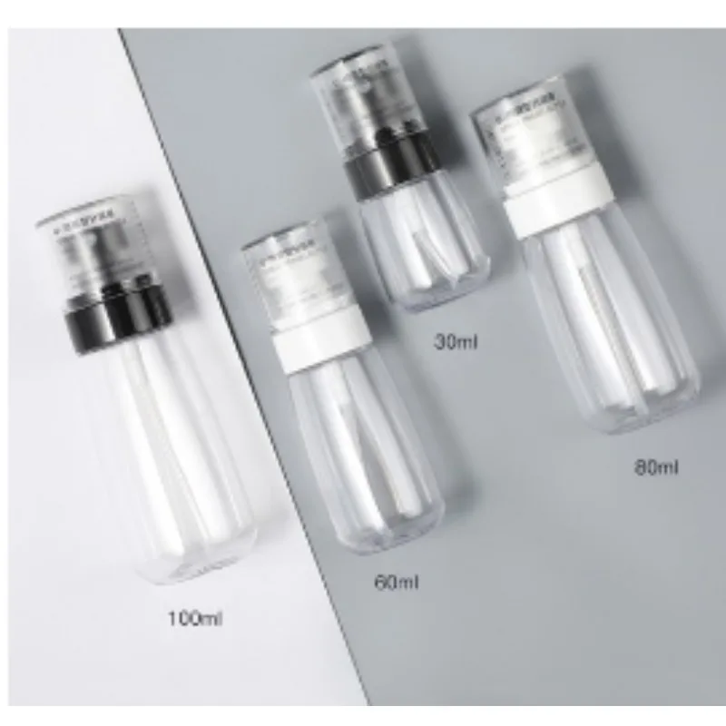 80ml Empty Plastic Bottles for Cosmetics Travel Portable Refillable Squeezable Tubes Daily Use Liquid Storage Bottles
