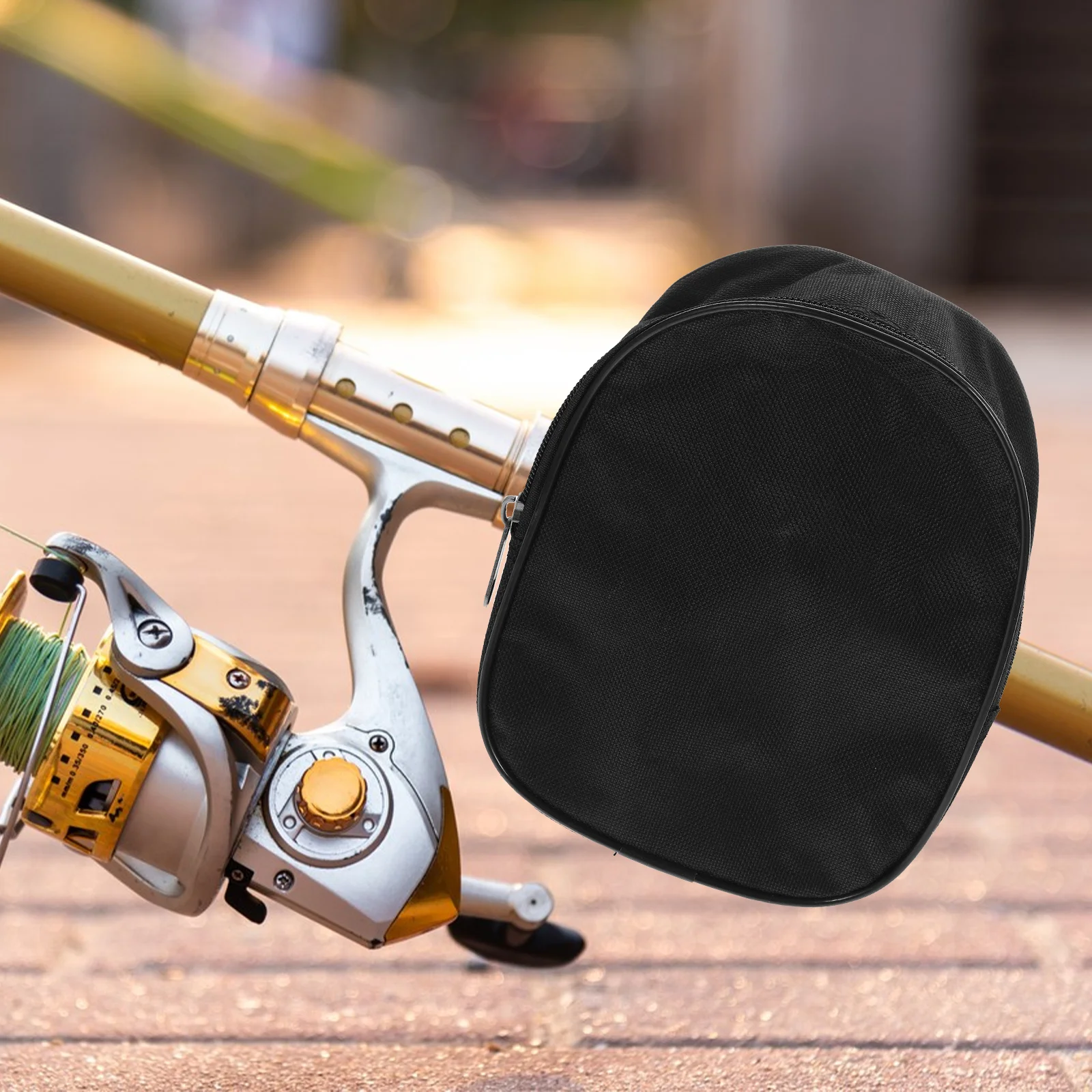 

Fishing Reel Case Protector Sleeve Storage Bag Cover Pouch Sturdy Material Anti-Scratch Protection Portable Durable