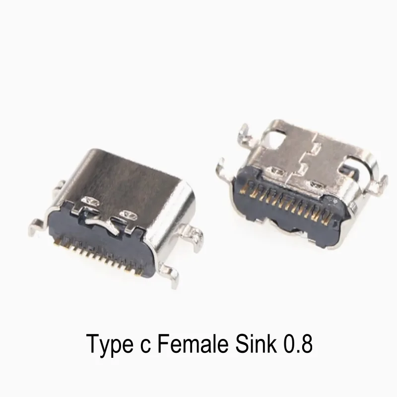 20PCS-Type C Female USB 3.1 Charging Dock Connectors 16Pin Use For Phone And Digital Product Repair Kit