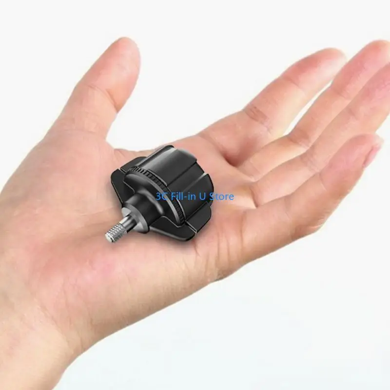 G8TA Multifunctional 17mm Sphere Joint to 1/4" Screw Adapter Plastic Connector used for Phone Accessories & Camera Mounts