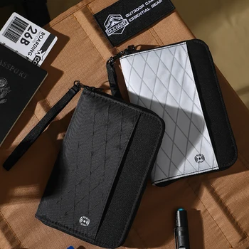 OCEGEAR RFID 정지 여행 지갑, 여권 거치대, 대용량 돈 주머니, 신용 카드 정리함, 소형 핸드백 지퍼 지갑 