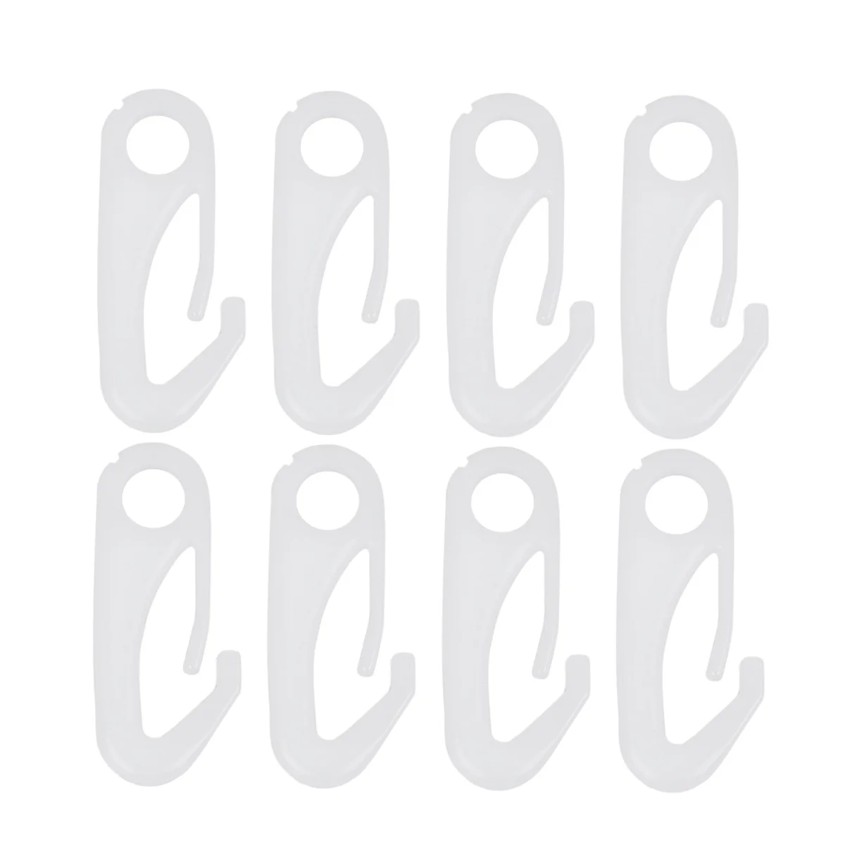 8 قطعة خطافات إطباقية من النايلون شديدة التحمل مرفق سارية العلم للأعلام الخارجية ملحقات خطاف مشبك رفرف مقاومة للطقس #2