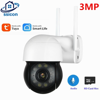 3MP Tuya WIFI Outdoor Camera Smart Home 3.6mm Lens Speed Dome Waterproof Wireless Security IP Camera Auto Tracking