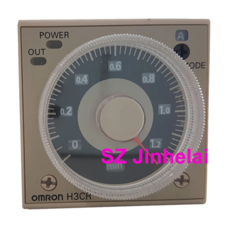 Authentic Original Omron Time Relay Adjustable Timer Switch Relays H3CR-A 24-48VAC/12-48VDC or 100-240VAC