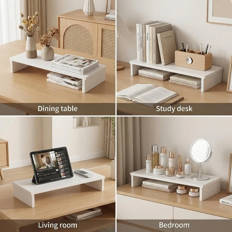 

Белая деревянная подставка для ноутбука – устойчивая и выдерживающая нагрузку эргономичная подставка для компьютера, конструкция для защиты шеи, для домашнего офиса и рабочего стола