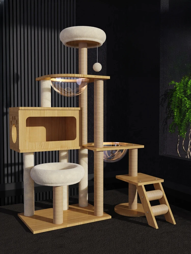 

Cat Climbing Frame, Cat Nest,Tree Integrated Grab Frame, Tongtian Pillar,Frame, Jumping Platform, Space Module,