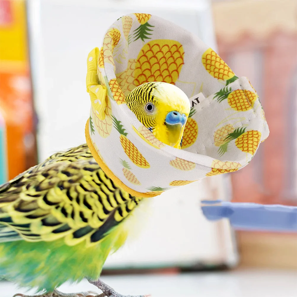 

Elizabeth Circle Parrot Protection Harness for Cloth Peck-proof Poultry Glasses Cone Collar Bird