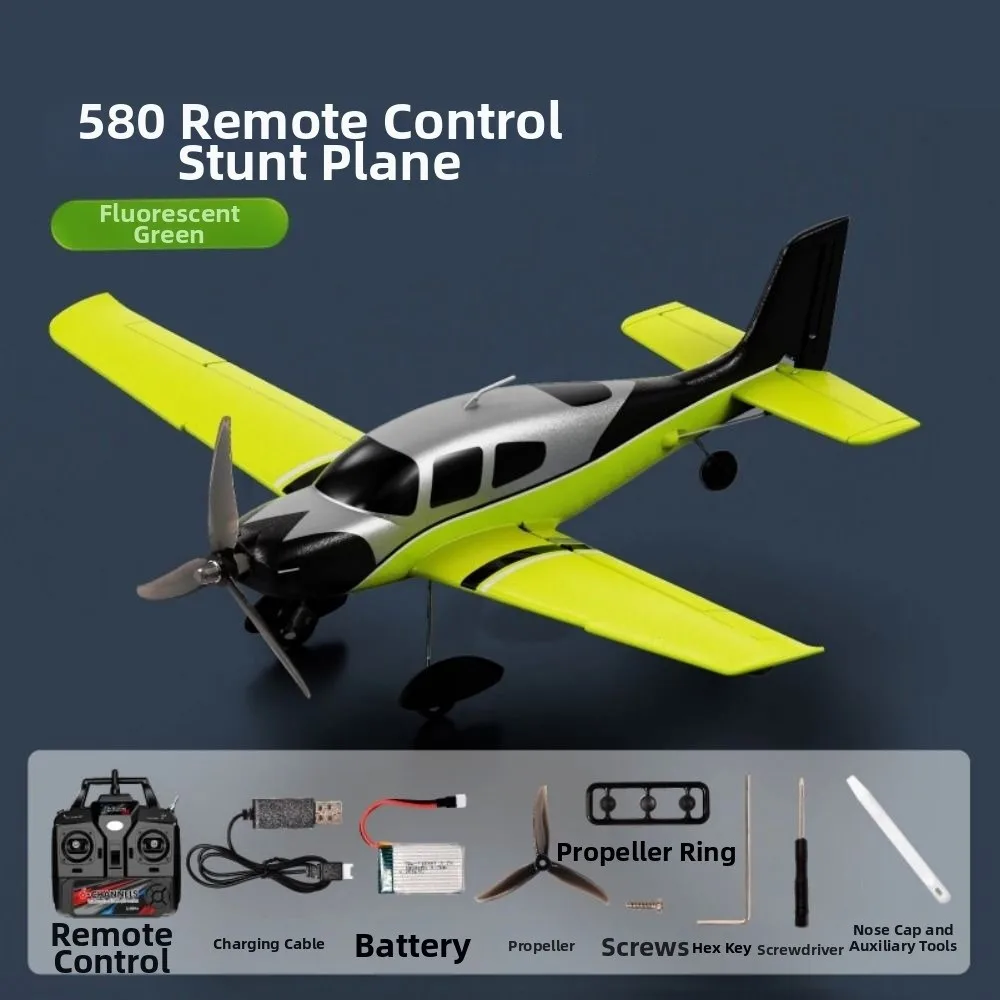 EVA/foam Remote Controlled Aircraft 4-channel 10Styles QIDI580 Stunt RC Glider Plane Aircraft Model Assembly Parts