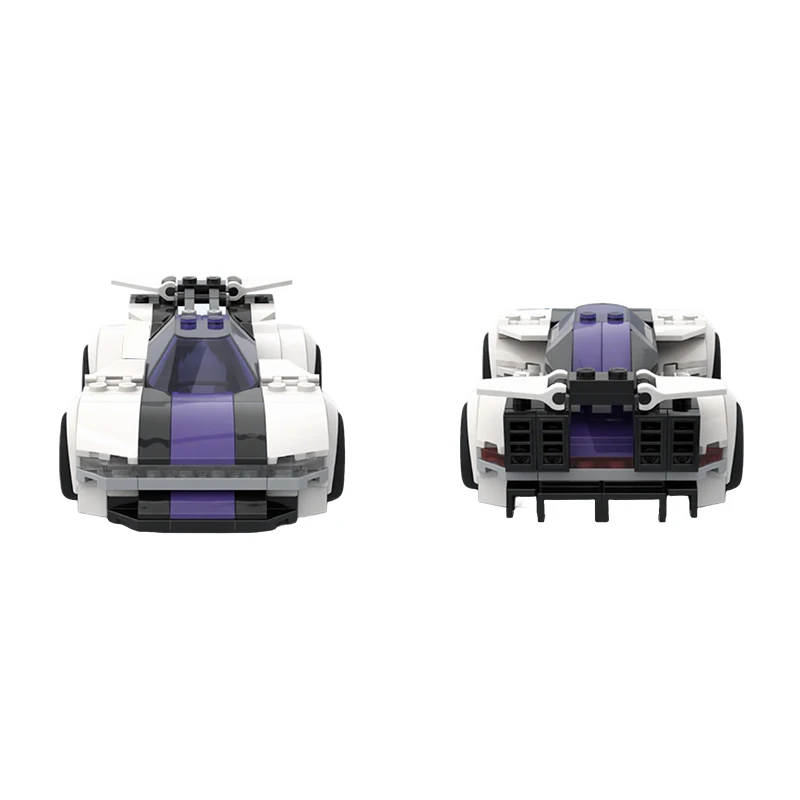 249 Pezzi Set di Costruzioni Personalizzabili Supercar da Corsa, Design Tecnologico Modulare, Semplice Kit Fai-da-Te, Regalo per le Vacanze