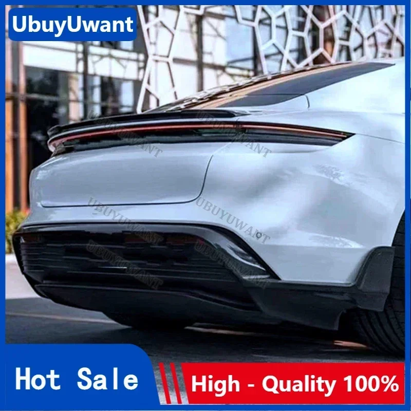 

For Porsche Taycan Turbo S 9J1 Sedan 2019-2023 Carbon Fiber spoiler High quality or Glossy Black rear spoiler