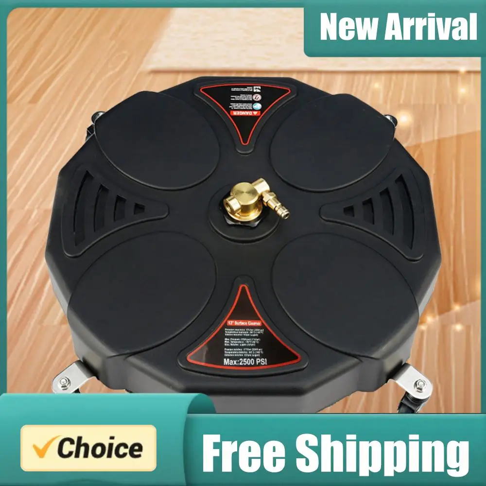 pressure-washer-1-4-quick-connector-surface-cleaner-attachment-2500psi-stainless-steel-with-extension-wand-replacement-nozzles