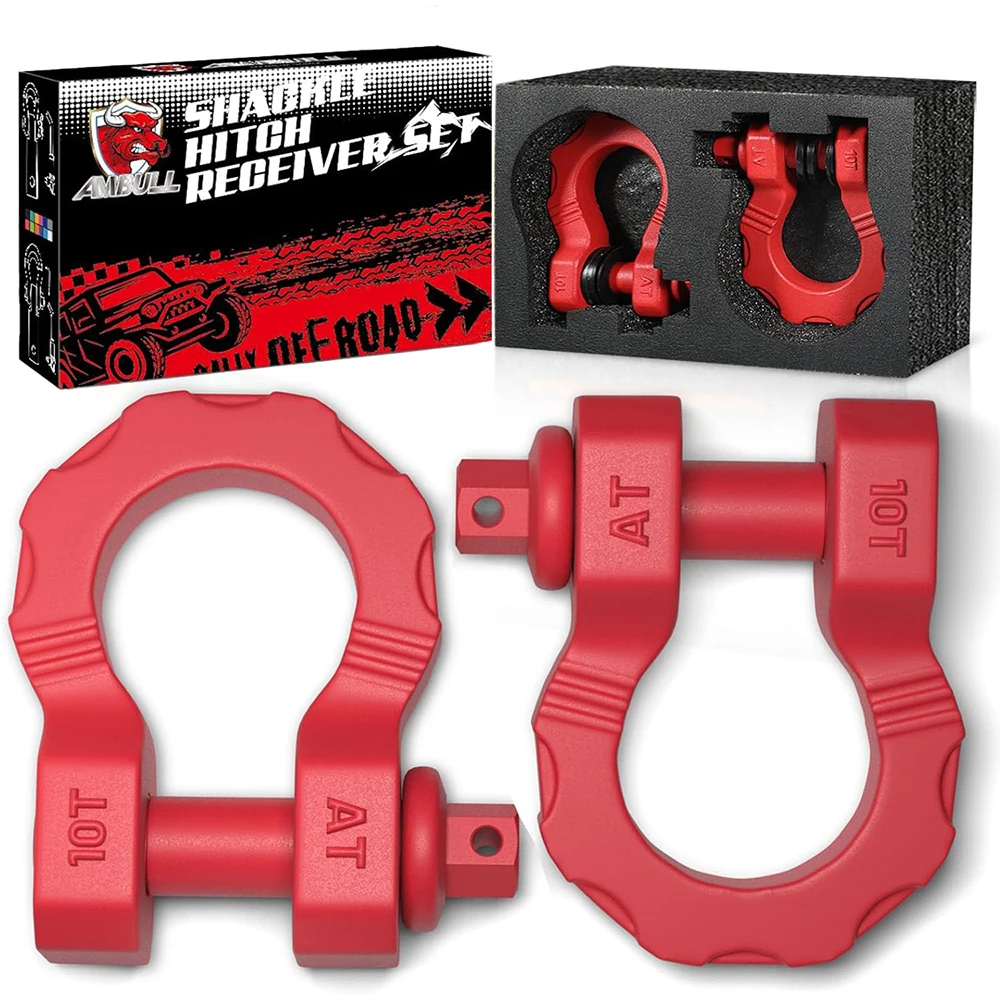 d-ring-shackles-80000-lbs-break-strength-heavy-duty-3-4”-clevis-shackle-for-tow-strap-winch-off-road-recovery-towing-shackles