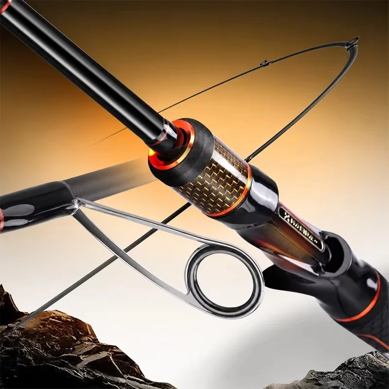 Hasida Butterfly Insect Fishing Rod Custom Golf Shaft Fuji Sic Guide Ring 30+40t High Carbon Spinning Baitcasting Rod view 6