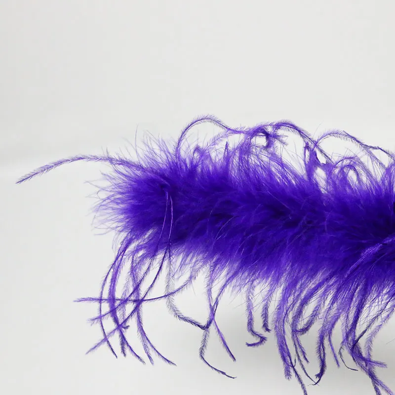 Creative Fringe Ostrich Feathers Cuff Shirts Accessories Women Fashion Cuffs Fluffy Natural Ostrich Feather Fur Wrist Cuffs