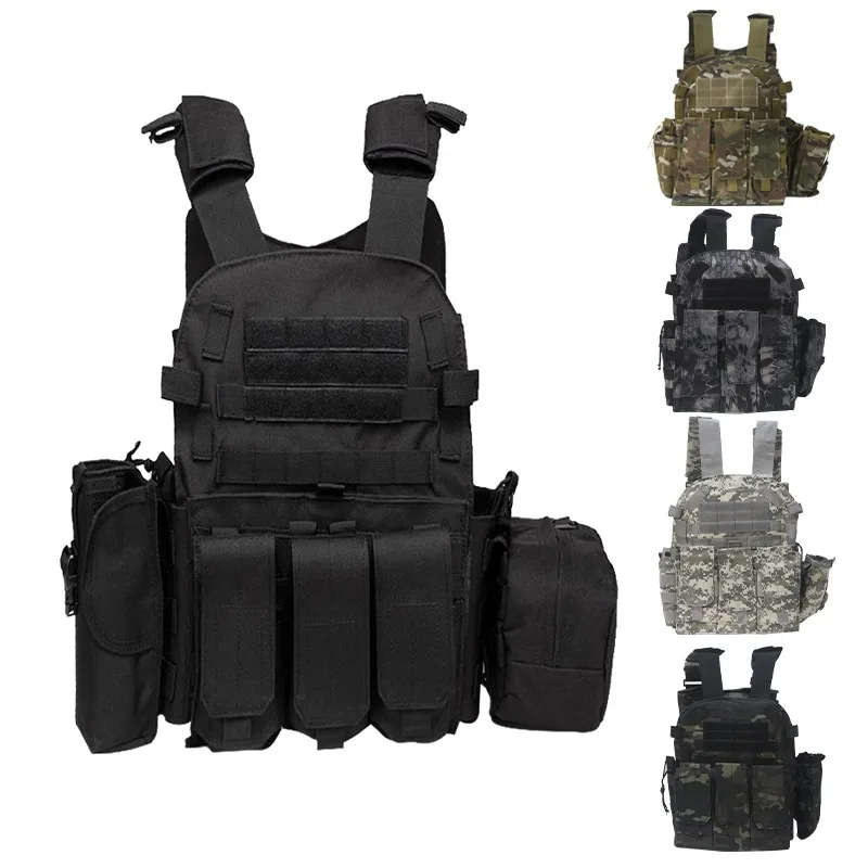

Tactical Vest Training Tactical Vest Multi-Functional Load-Bearing Training Suit Practical Outdoor Quick-Release Vest