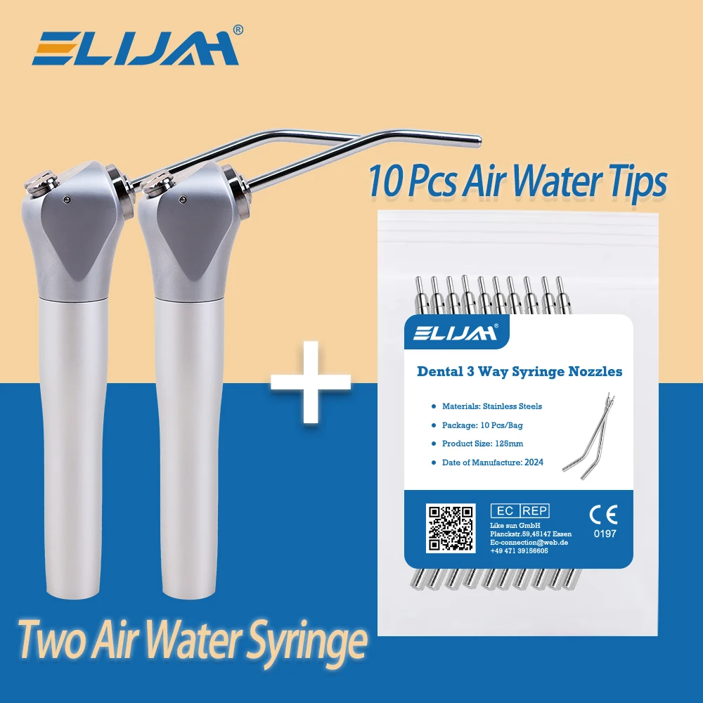 

ELIJAH стоматологический воздушный распылитель воды, тройной шприц, наконечник и насадки, наконечники, трубки, воздушный тройной шприц, инструменты для чистки зубов