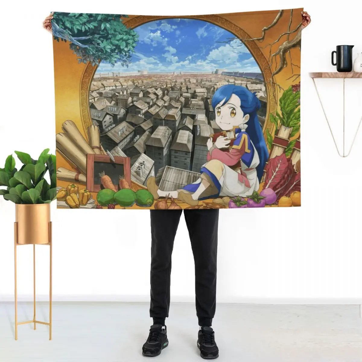 Ascendance of a Bookworm 3 Throw Blanket Cute decorative Decoratives Kid'S Sofas Designers Blankets