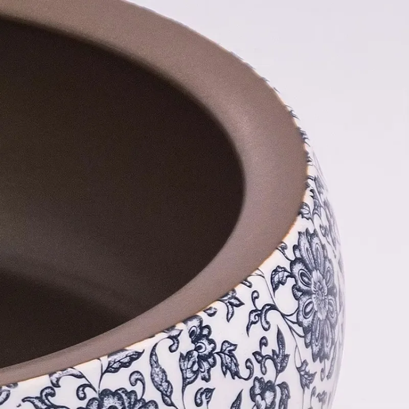 New design countertop handmade bathroom porcelain wash basin white art basin