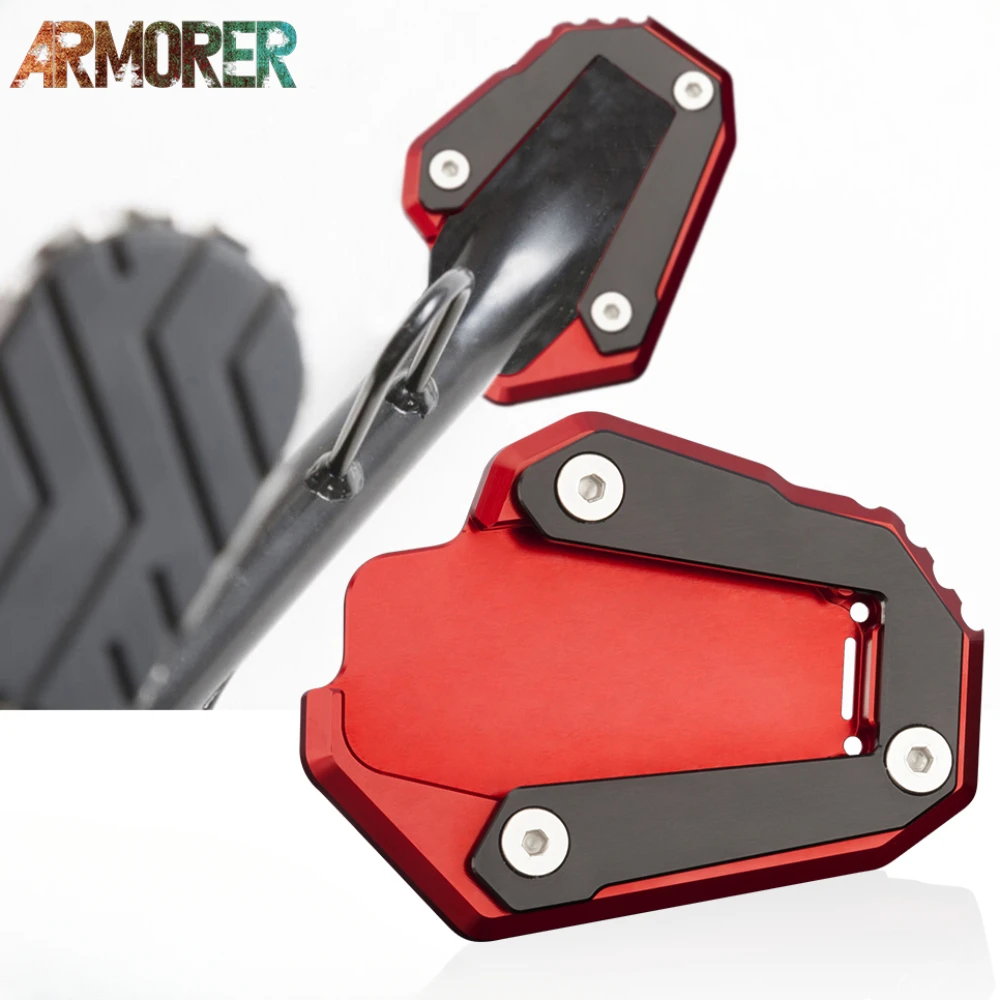 Motorcycle Side Stand Plate Kickstand Enlarger Support Extension Pad For Ducati Monster 1200 1200R 1200S 821 stealth 937 950