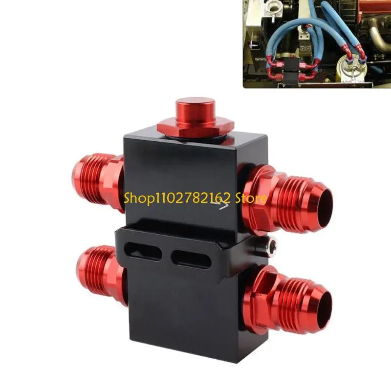 Adaptador tipo sándwich filtro aceite universal AN10 547B optimizado para eficiencia del motor