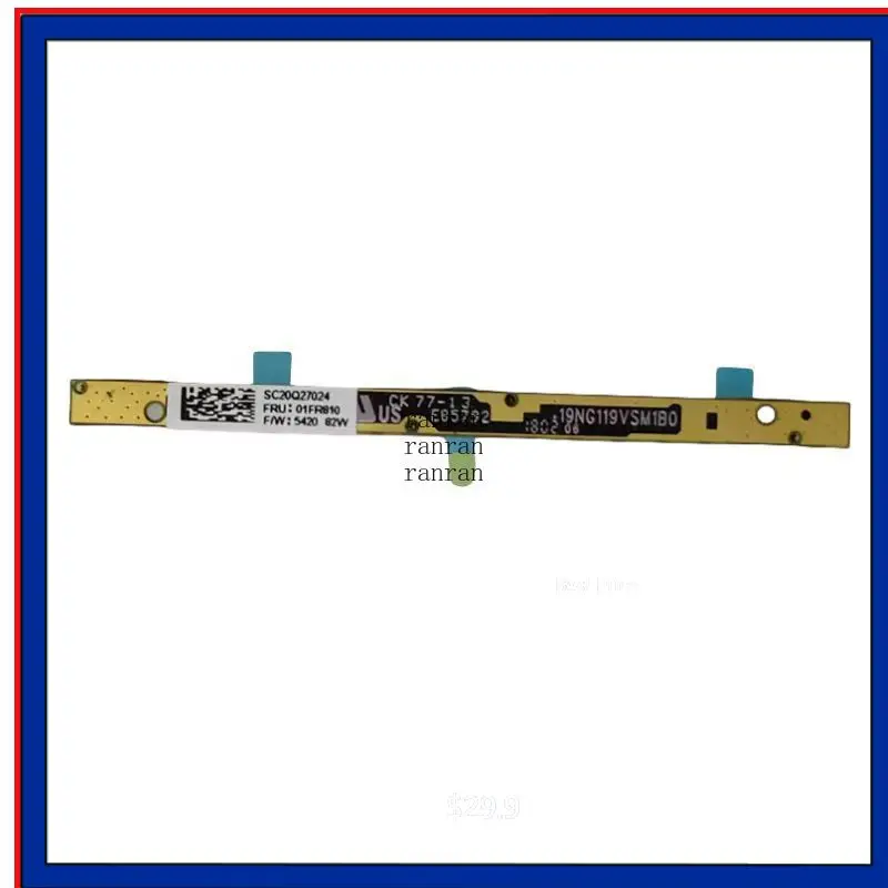 

New Laptop Camera Board For Lenovo IdeaPad Yoga C940-15IRHC940-14IIL Yoga 9-14ITL5 9-15IMH5 01FR810 01FR811 01FR812
