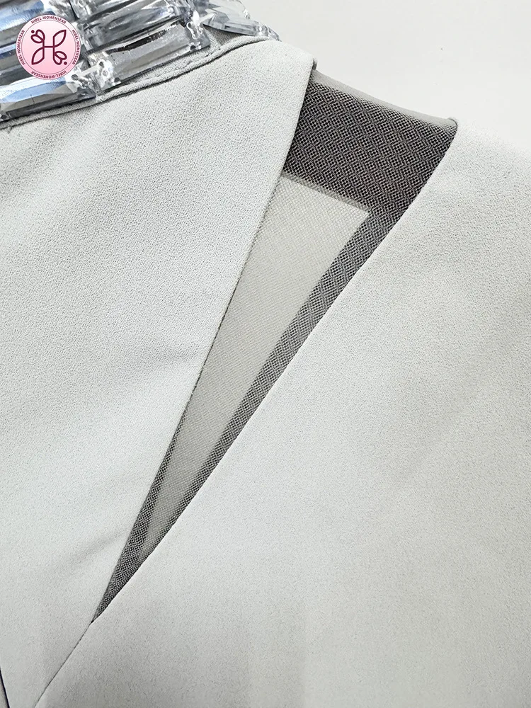 Abito da tappeto rosso celebrità 2025 - Abito lungo con perline ritagliate con spacco alto (abbigliamento da sera e da festa di lusso da donna)