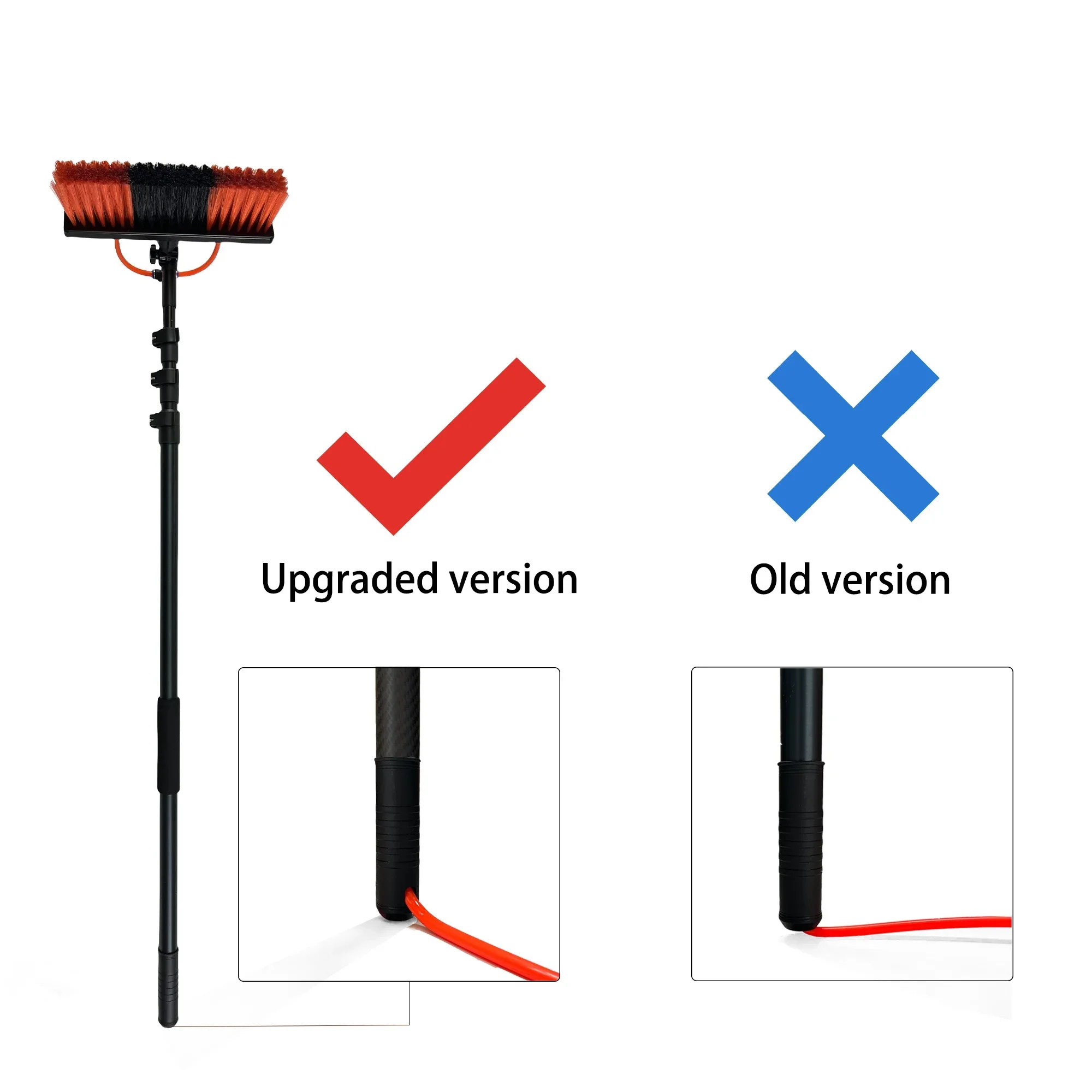 New Product  Carbon Fibre 50FT  Telescopic Water Fed Pole Window Cleaning System
