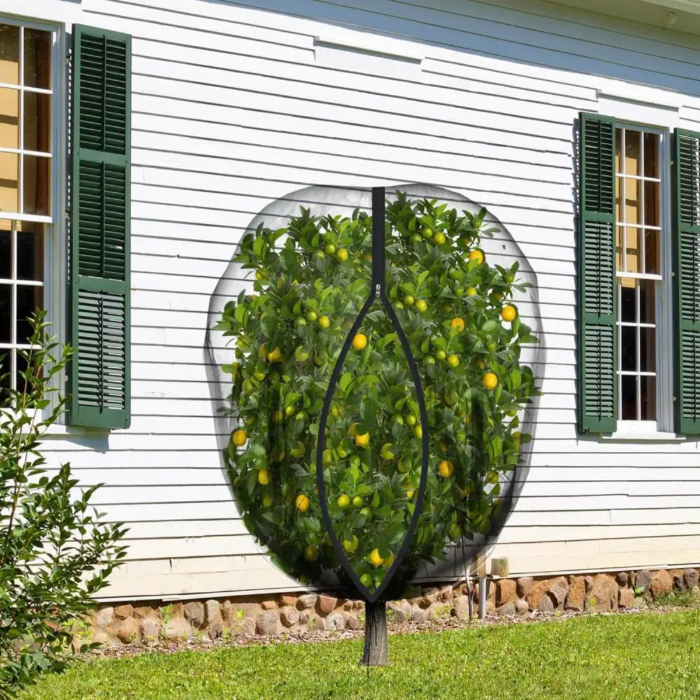 Outdoor Plant Protective Mesh Net With Zipper Black Fruit Tree Cover Bird Insect Control Garden Supplies For Healthy Tree Growth