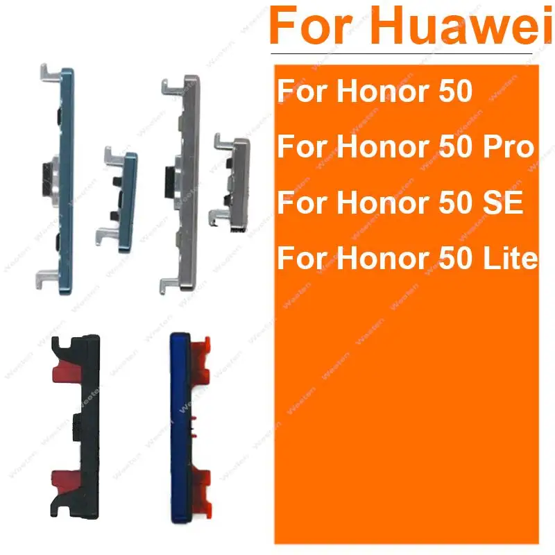 For Huawei Honor 50 50 Pro 50Se 50Lite On OFF Power Volume Side Keys Switch Replacement