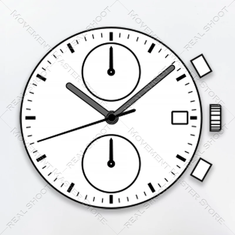 Movimiento de cuarzo para SII TMI VD51 5 manecillas Multi cinético Chrono batería de vástago ajustable incluida para reemplazo de reparación de relojes