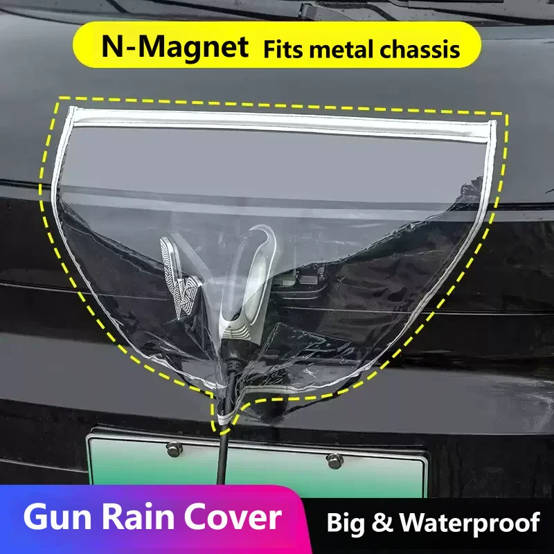 Car Accessories For Leapmotor C10 2024-2027 Electric Vehicle Charger Port Rainproof Dustproof Cover Outdoor Protection Covers