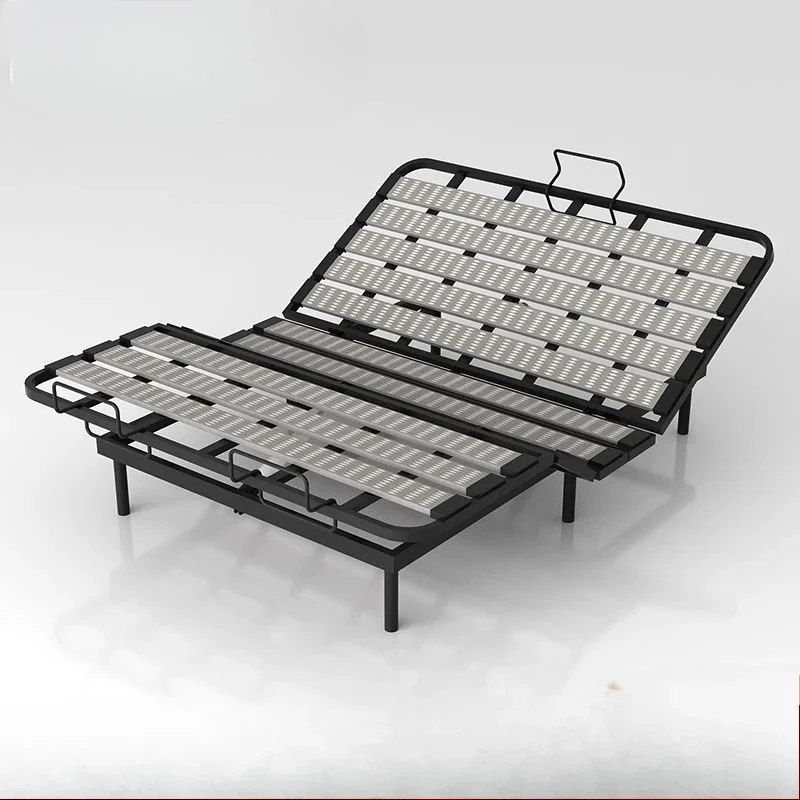 

Smart electric bed leather multi-functional modern simple technology adjustable bed frame high-end bedroom leather art simple