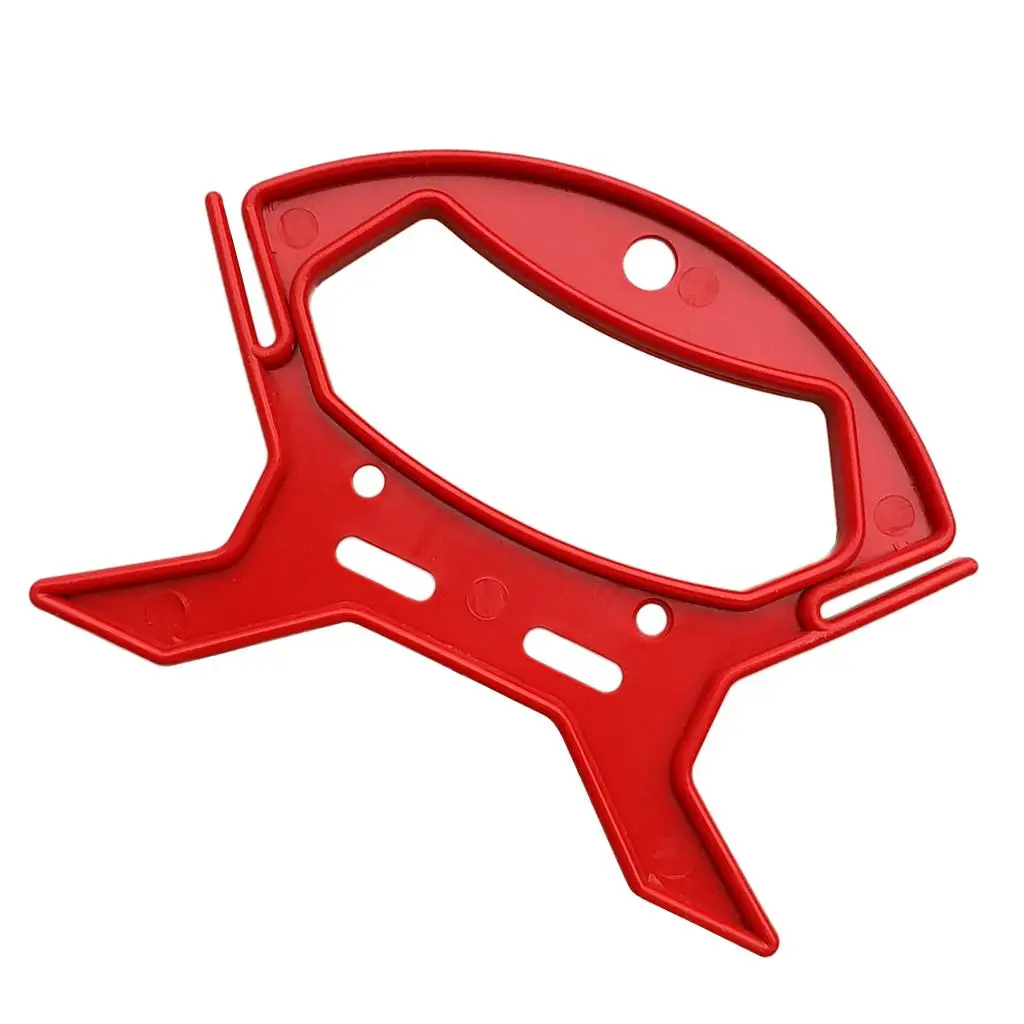 Plastic Line Holder Dive Flag Line Holder, Wire Wrapping Tool Red