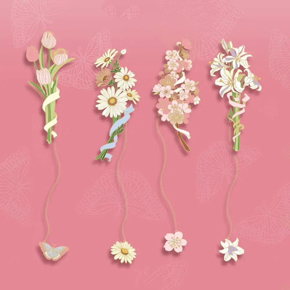 

Stationery Pendant Chinese style Retro Bookmark Book Clip Pagination Mark Metal