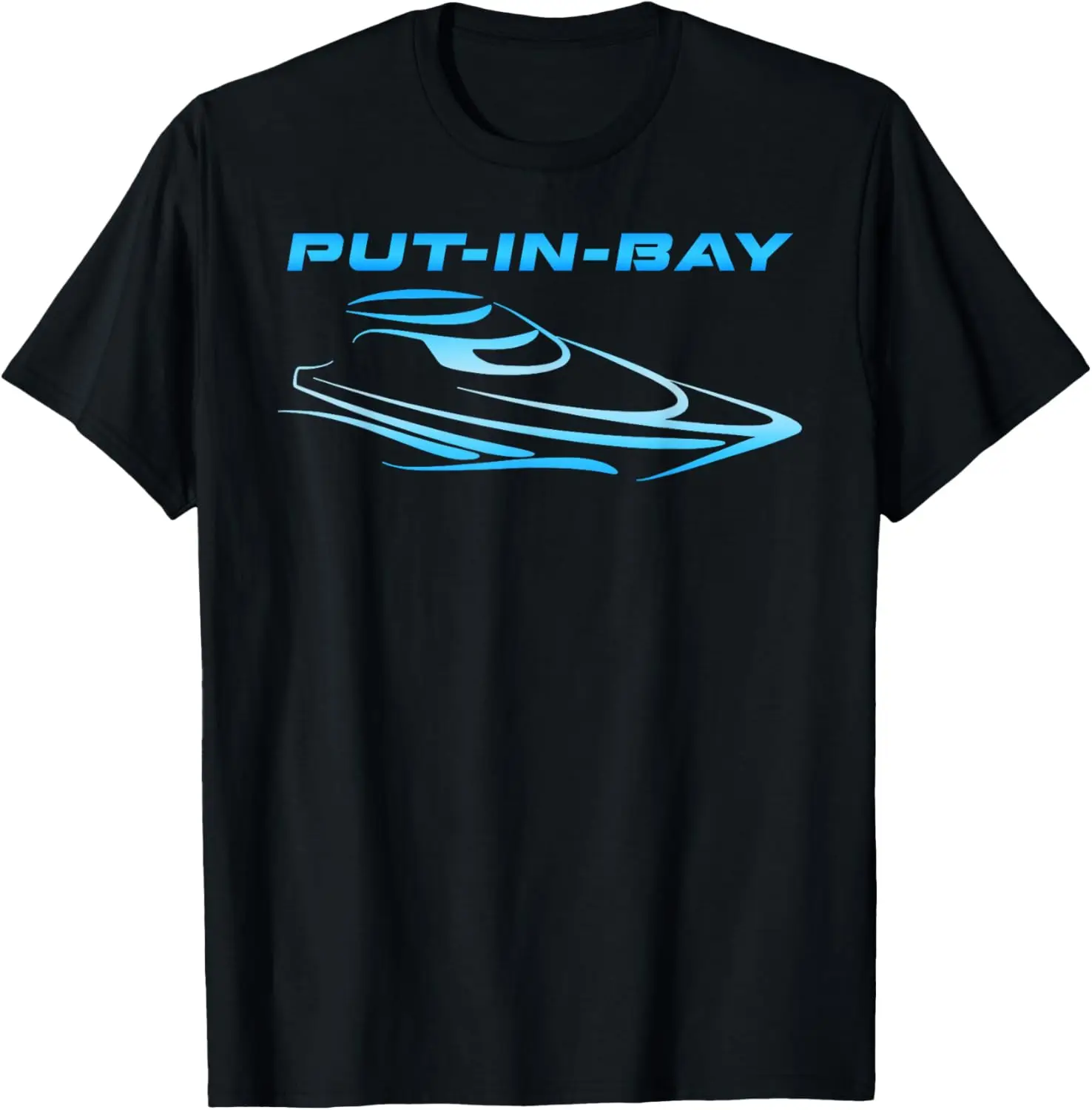 Put-In-Bay South Bass Island Ohio Party Cove Boating Skiing T-Shirt