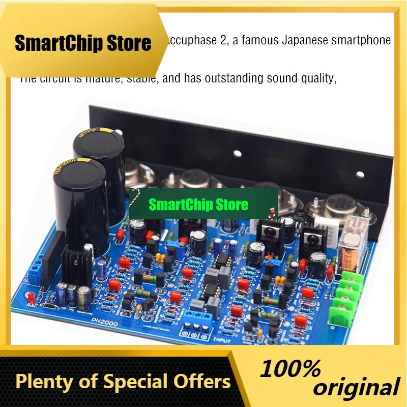 SmCpAccuphase Pn2000 Hifi Amplifier Board Metal Sealed Tube Adjustable Pure Classa High-power Household Finished Amplifier Board
