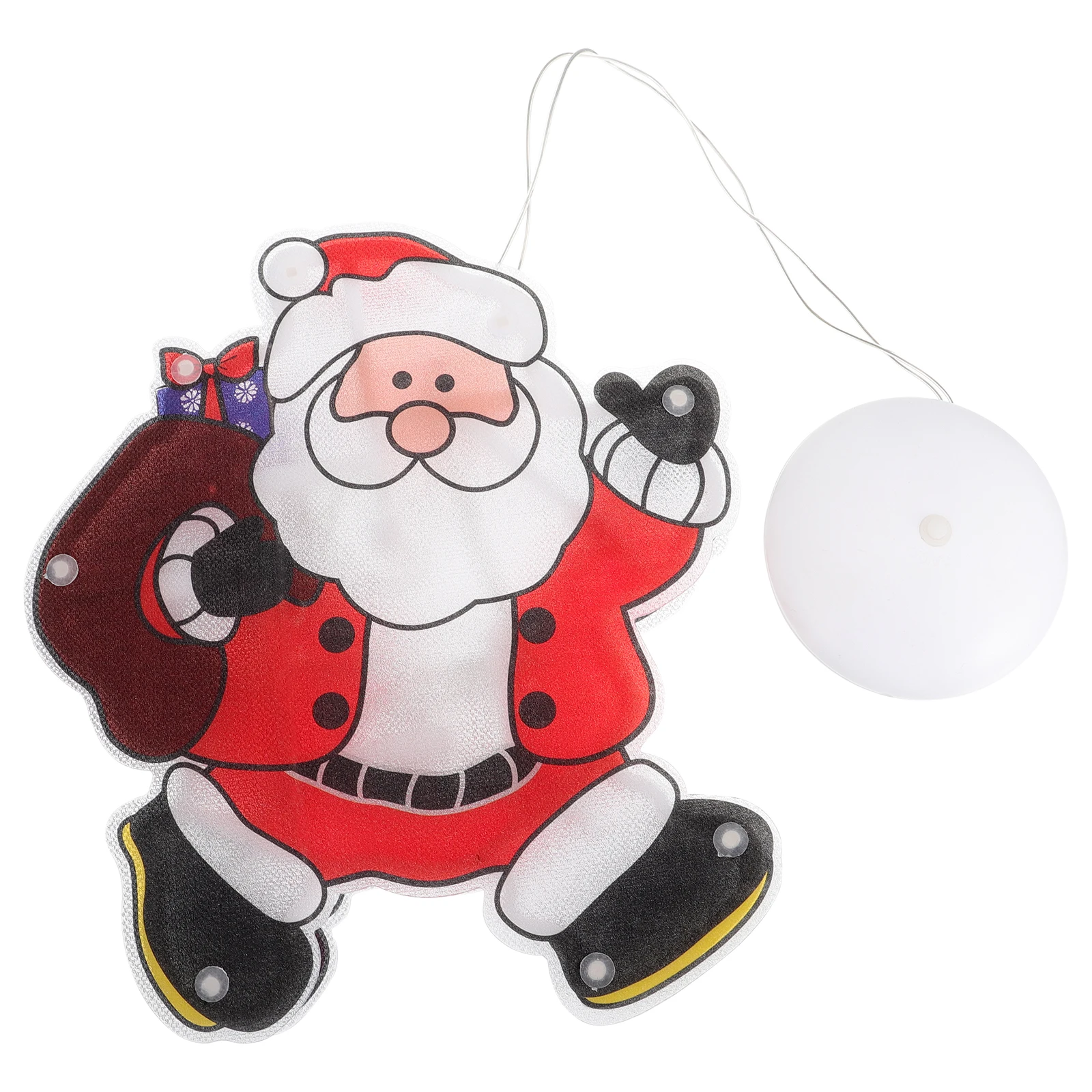 

Christmas Decoration Santa Suction Cup Lamp Window Night Light Party Ornament Portable Holiday Decorative Lighting Home