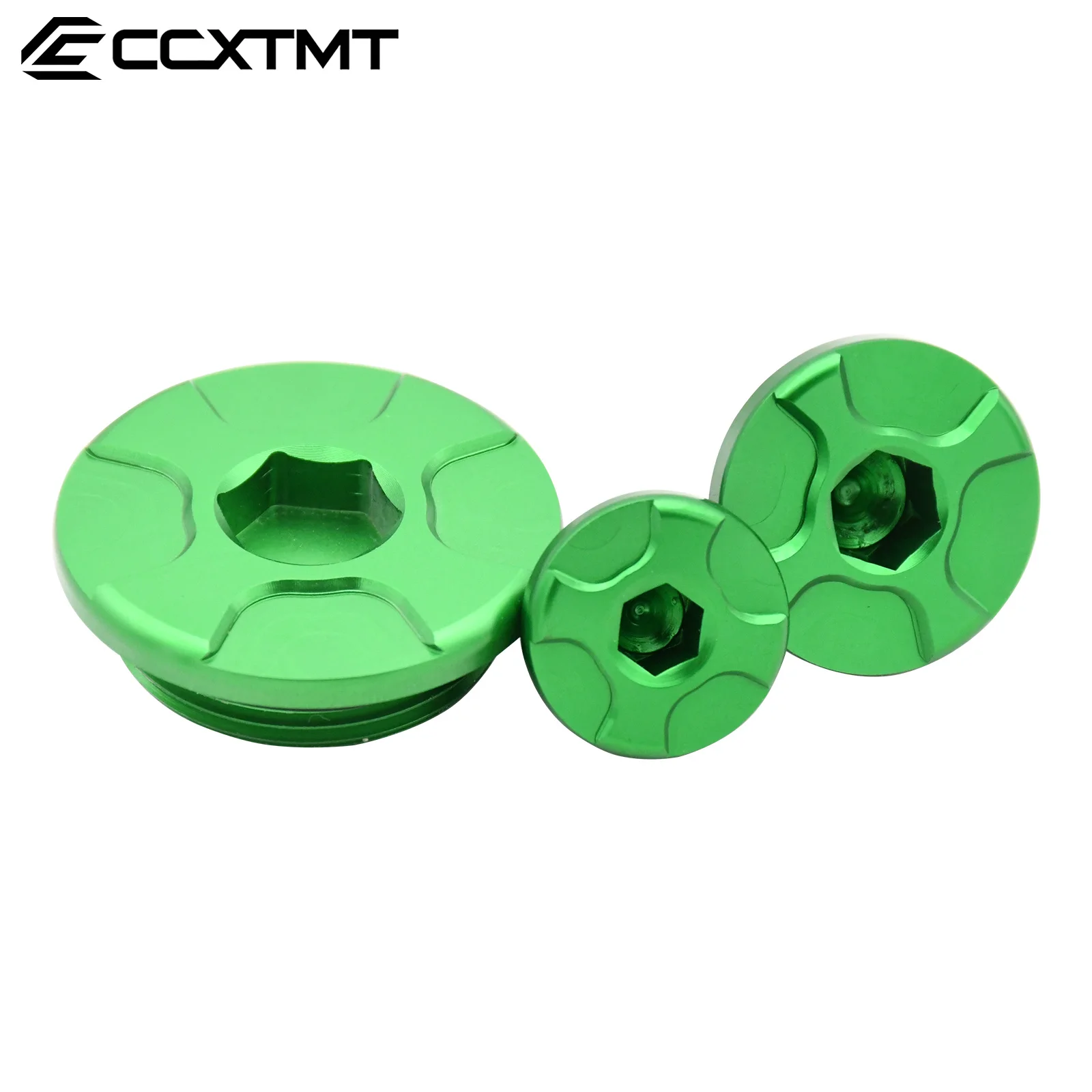 Motorcycle CNC Engine Timing Caps Oil Filler Plug Crankcase Cover For Kawasaki KX250 KX450F KLX450R KX250 KX450 2008-2019 2020