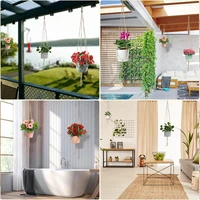 1PCS Hanging Flowerpot Decorative Baskets Outdoor Storage for Plants Planter Home Decorations Plant Pot Flowerbed Balcon Basket 6