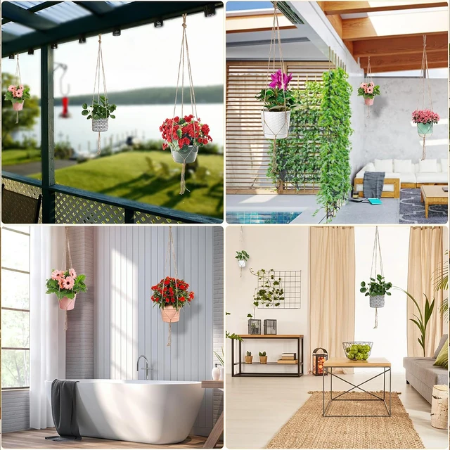1PCS Hanging Flowerpot Decorative Baskets Outdoor Storage for Plants Planter Home Decorations Plant Pot Flowerbed Balcon Basket 6 1PCS Hanging Flowerpot Decorative Baskets Outdoor Storage for Plants Planter Home Decorations Plant Pot Flowerbed Balcon Basket 6