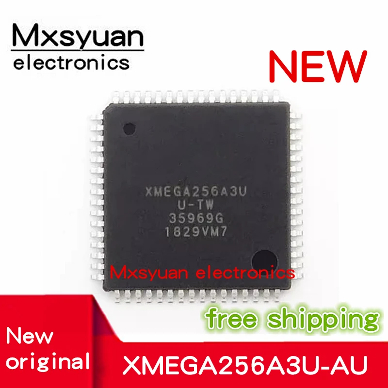 2PCS~10pcs/lot ATXMEGA256A3U-AU XMEGA256A3U ATXMEGA256A3 QFP64 New original In stock