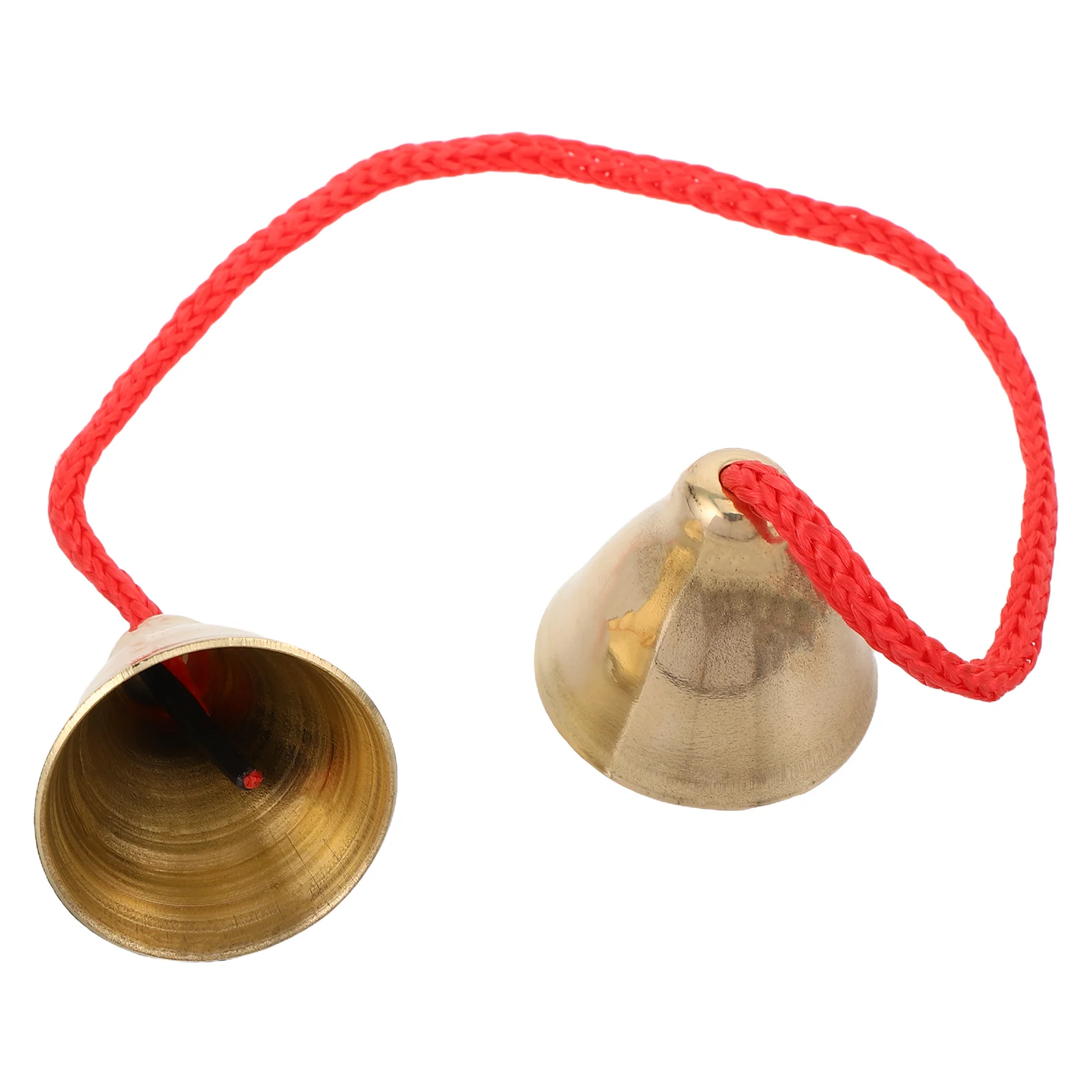 Chinese Drummer Touch The Bell Traditional Agogo Bells Take Bath Small Brass Hanging Baby